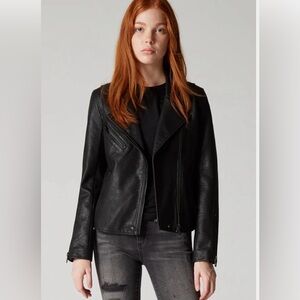 NWOT Blank NYC Faux Leather Moto Jacket